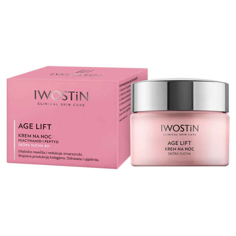 Iwostin Age Lift, krem na noc do skóry suchej 40+, 50 ml