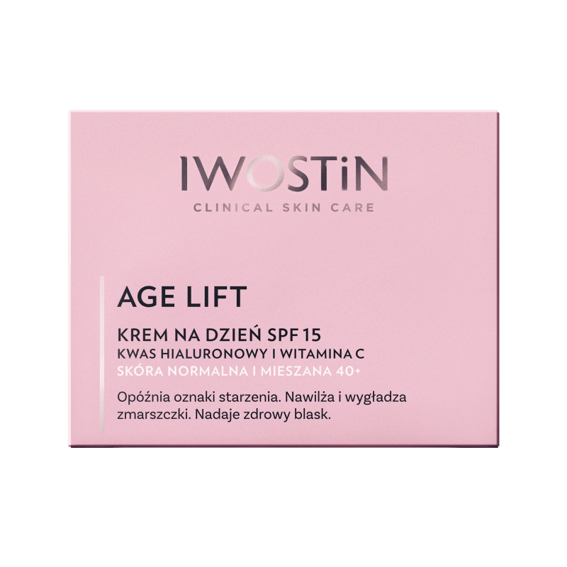Iwostin Age Lift krem na dzień do skóry normalnej i mieszanej 40+ SPF15, 50 ml
