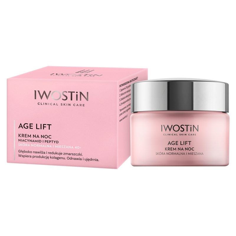 Iwostin Age Lift, krem na noc do skóry normalnej i mieszanej 40+, 50 ml