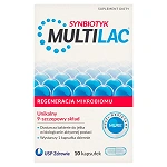 Multilac kapsułki ze składnikami przywracającymi naturalną mikroflorę przewodu pokarmowego, 10 szt.