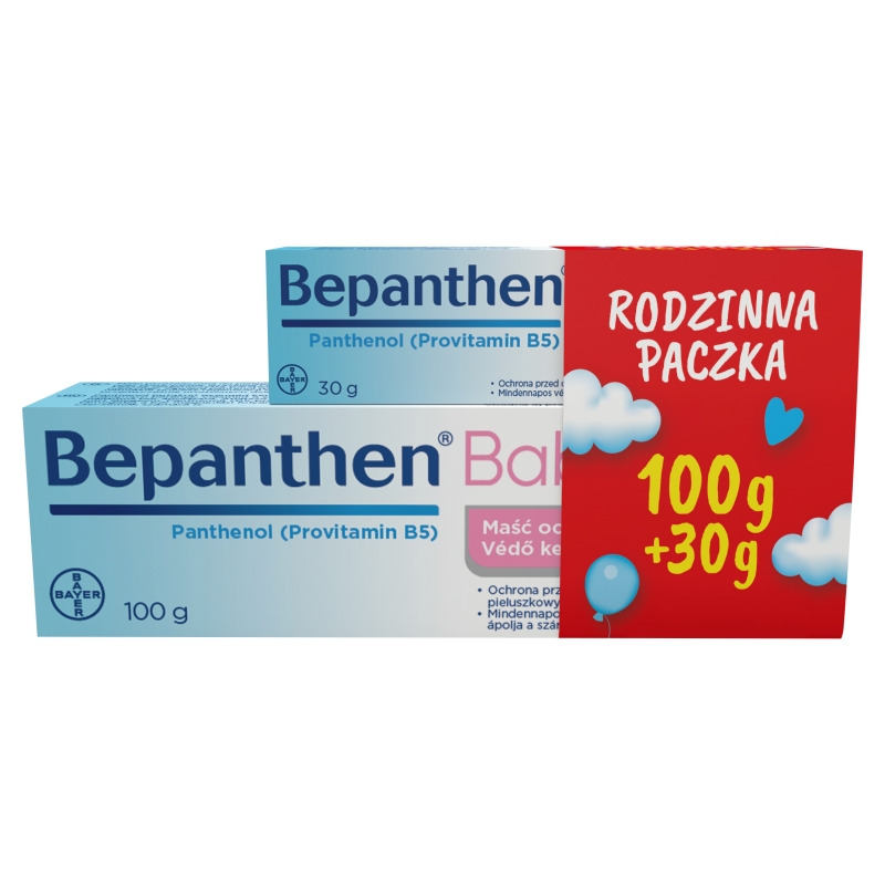 Bepanthen Baby, maść zestaw 100 g + 30 g