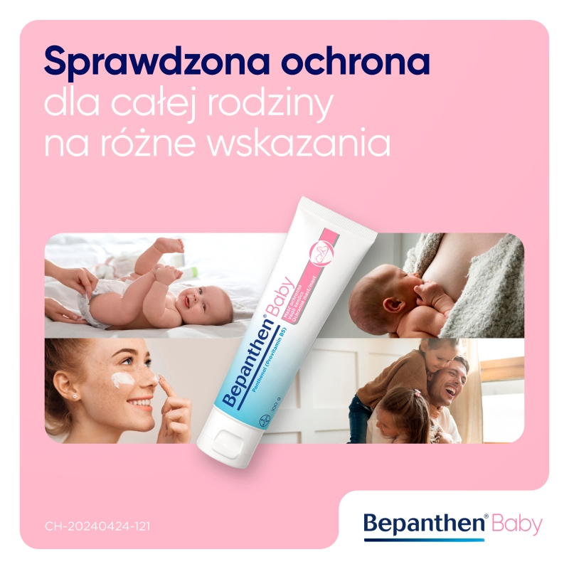Bepanthen Baby, maść ochronna przed odparzeniami pieluszkowymi niemowląt, 30 g
