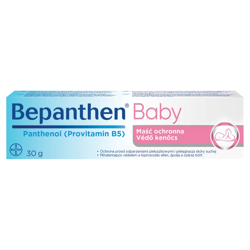Bepanthen Baby, maść ochronna przed odparzeniami pieluszkowymi niemowląt, 30 g