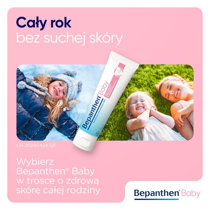 Bepanthen Baby, maść ochronna przed odparzeniami pieluszkowymi niemowląt, 100 g