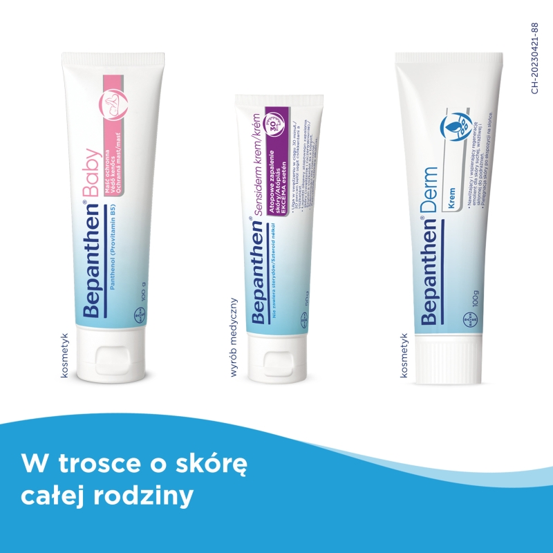 Bepanthen Derm Krem, nawilżający z pantenolem, 100 g