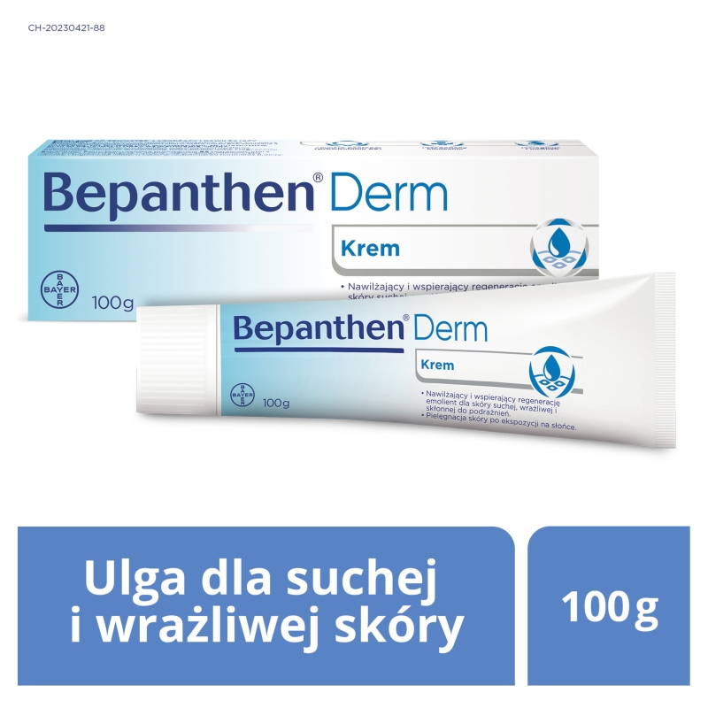 Bepanthen Derm Krem, nawilżający z pantenolem, 100 g