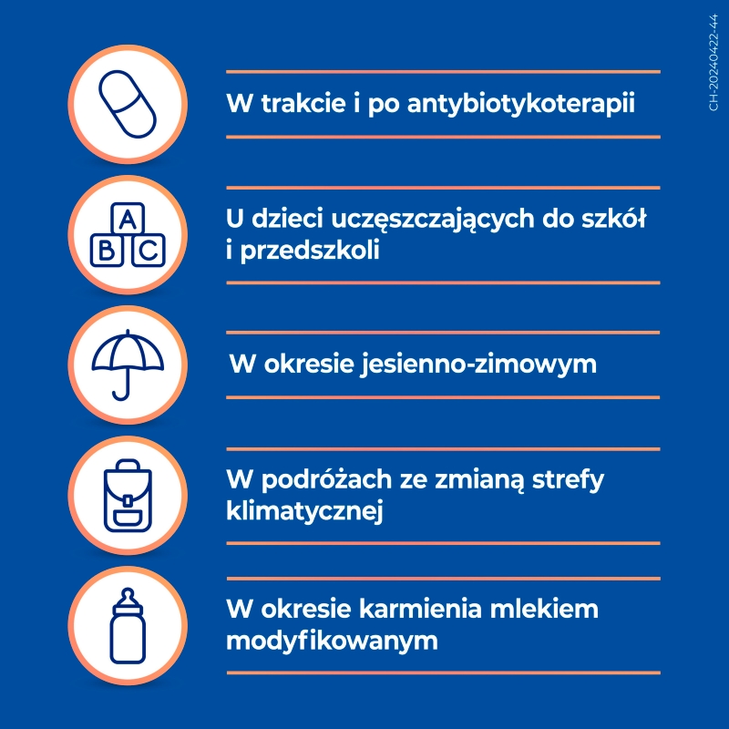 Dicoflor baby, krople probiotyczne ze składnikami wspierającymi mikroflorę jelitową, 5 ml