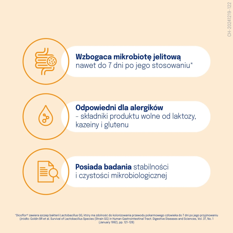 Dicoflor Odporność, płyn z witaminą B, 10 szt.