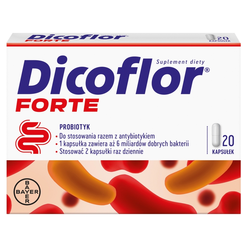 Dicoflor Forte 20 kapsułek