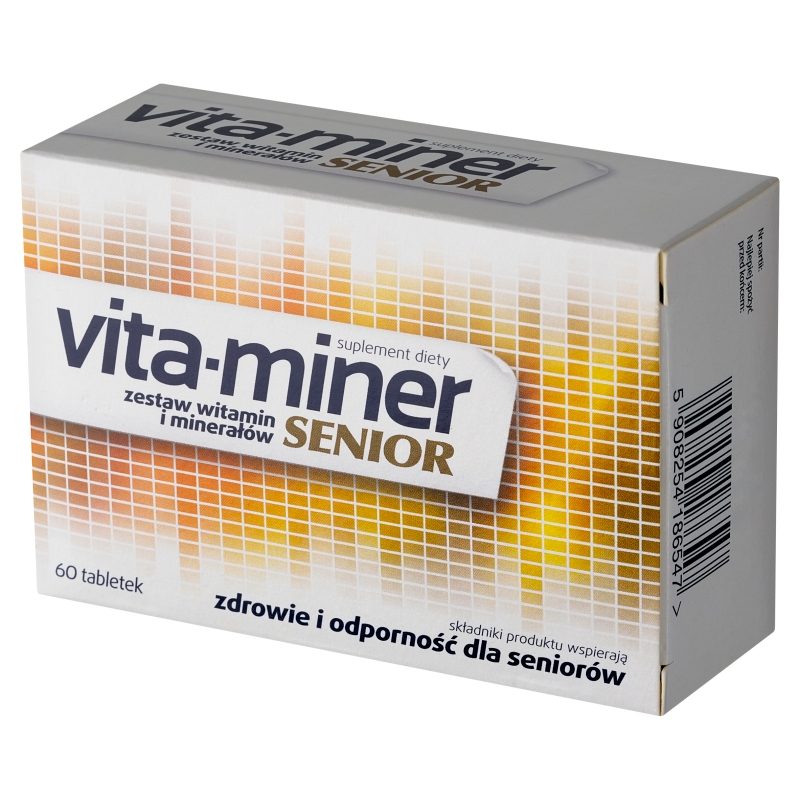 Acti Vita-miner Senior, drażetki dla seniorów, 60 szt.