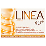 Linea 40+  tabletki ze składnikami wspomagającymi odchudzanie, 60 szt.