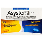 Asystor Slim tabletki ze składnikami wspomagającymi odchudzanie, 60 szt.