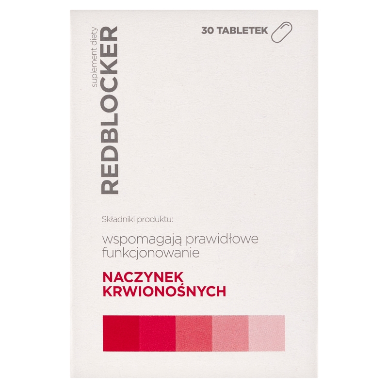 Redblocker tabletki ze składnikami wzmacniającymi naczynia kwionośne, 30 szt.