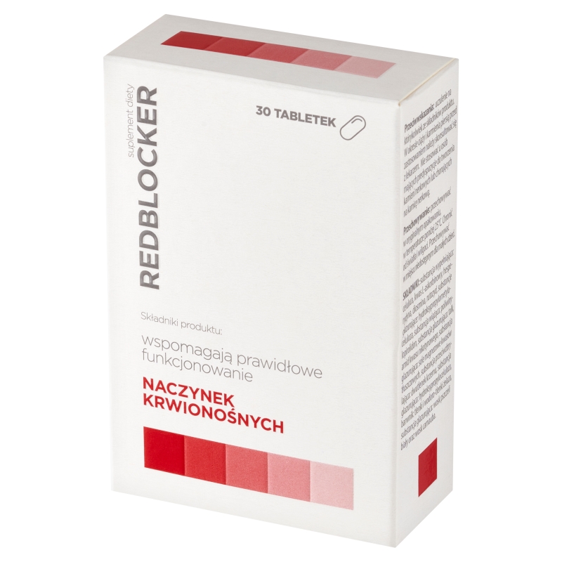Redblocker , tabletki ze składnikami wzmacniającymi naczynia kwionośne, 30 szt.