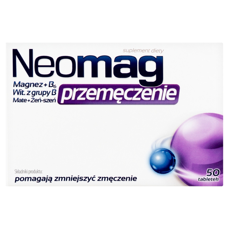 Neomag przemęczenie, 50 tabletek