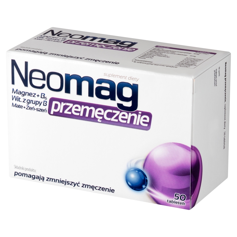 Neomag przemęczenie, 50 tabletek