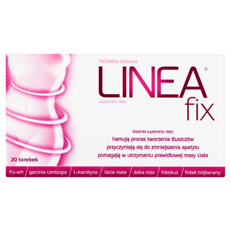 Linea fix, proszek ze składnikami wspomagającymi odchudzanie, 20 sasz.