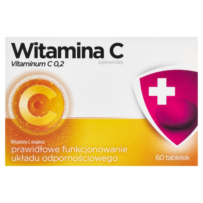 Witamina C, tabletki z witaminą C, 60 szt.