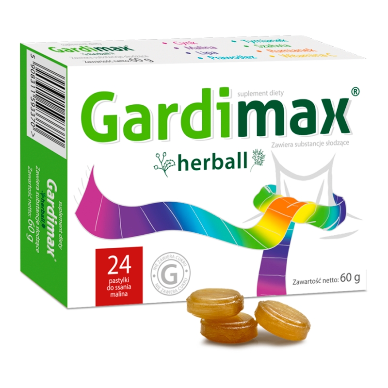 Gardimax Herball, 24 pastylki do ssania