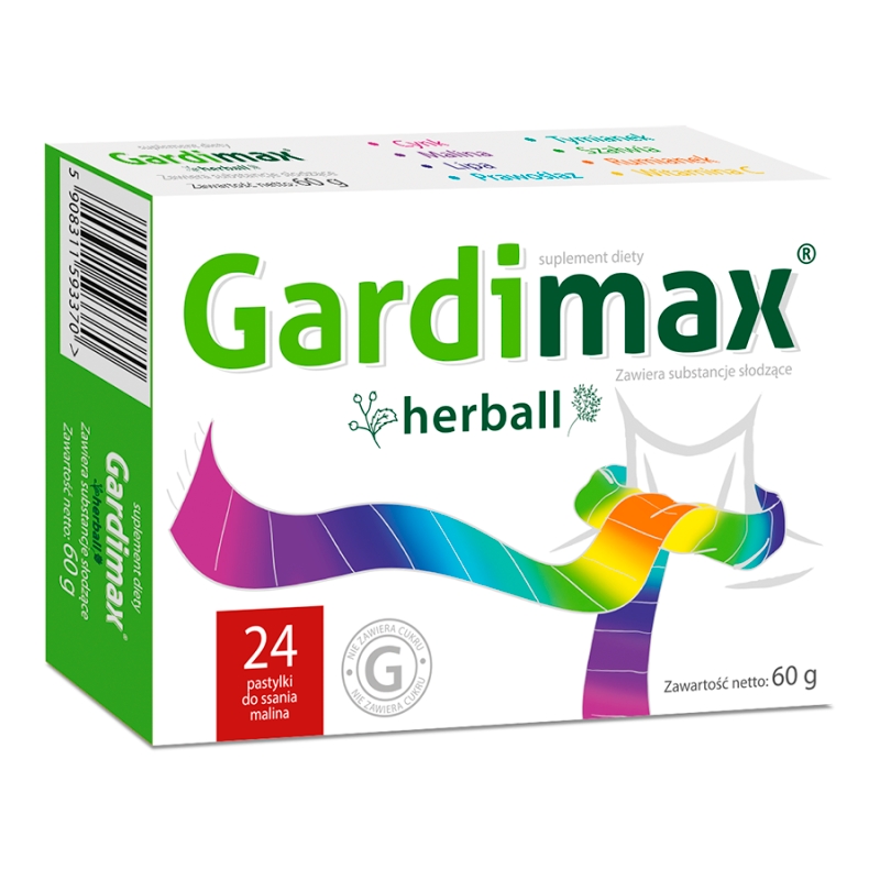 Gardimax Herball 24 pastylki do ssania