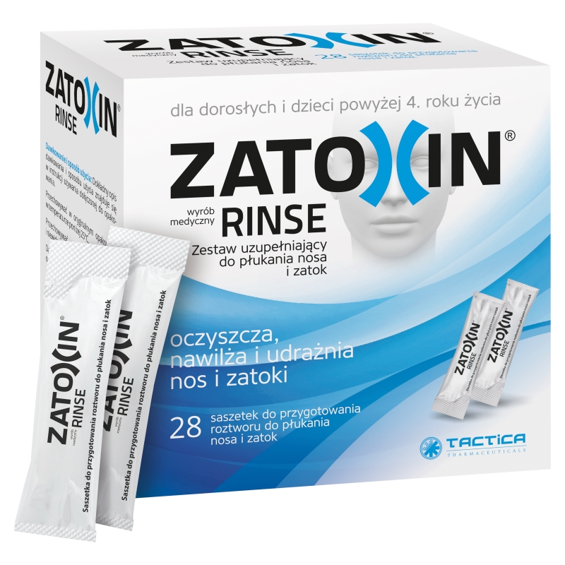 Zatoxin Rinse, zestaw uzupełniający, 28 saszetek