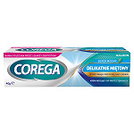 Corega Super Mocny delikatnie miętowy krem do mocowania protez zębowych, 40g