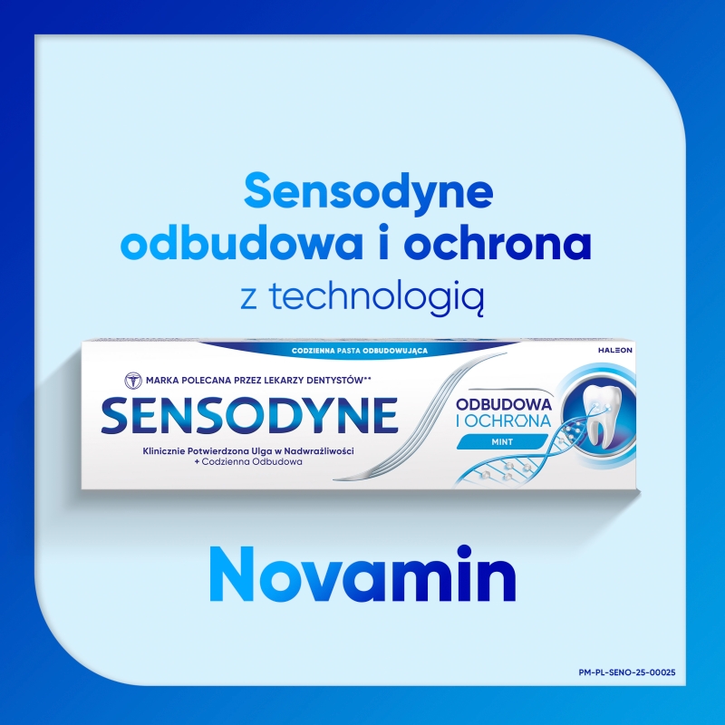 Sensodyne Odbudowa i Ochrona , pasta pomocna w odbudowie wrażliwych miejsc zębów, 75 ml
