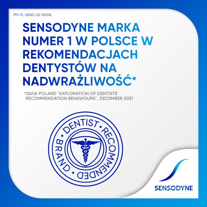 Sensodyne Odbudowa i Ochrona , pasta pomocna w odbudowie wrażliwych miejsc zębów, 75 ml