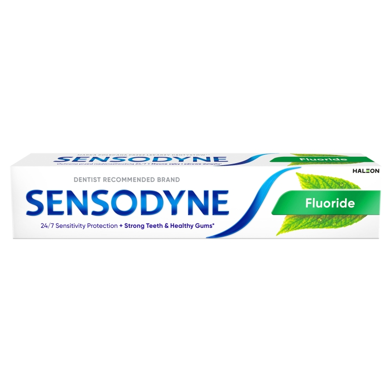 Sensodyne (Hyperdent) F pasta do zębów z fluorem, ochrona przed próchnicą, tuba 75 ml