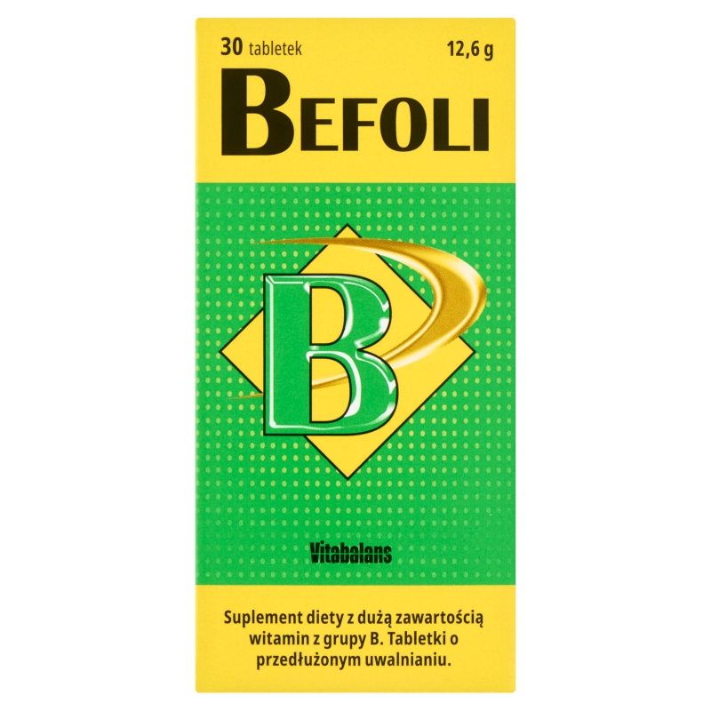Befoli tabletki z witaminami z grupy B, 30 szt.