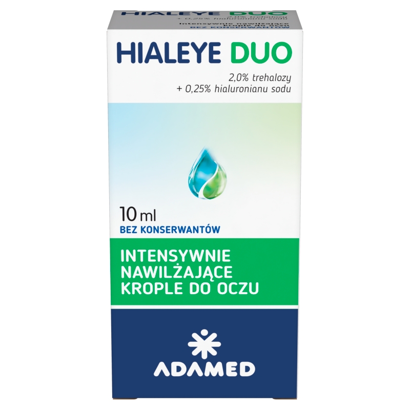 Hialeye DUO, krople intensywnie nawilżające do oczu, butelka 10 ml