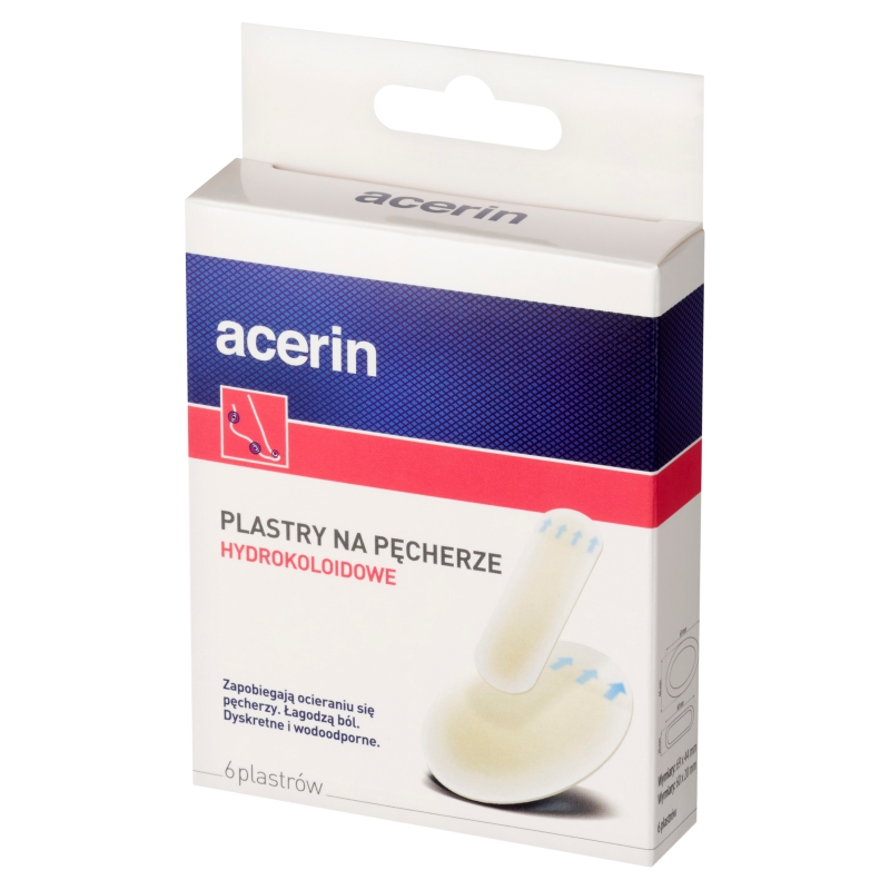 Acerin, plastry na pęcherze, 6 szt.