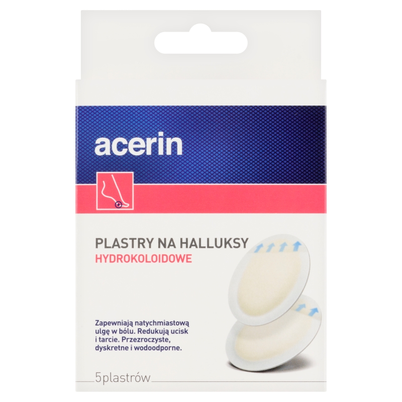 Acerin plastry na halluksy, 5 szt.