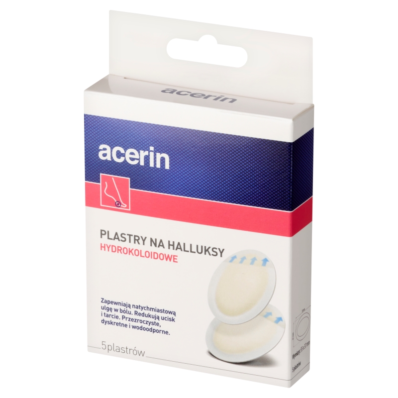Acerin, plastry na halluksy, 5 szt.