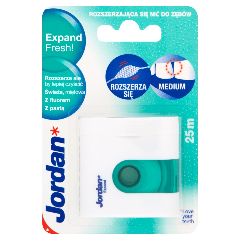 Jordan Expand Fresh nić do zębów rozszerzająca się, 1 szt.