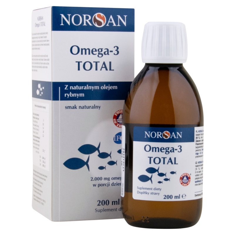 Norsan Omega-3 Total, naturalny, 200 ml