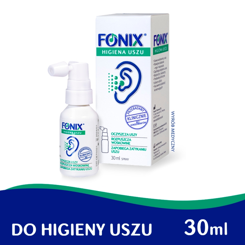 Fonix Higiena Uszu, spray, 30 ml