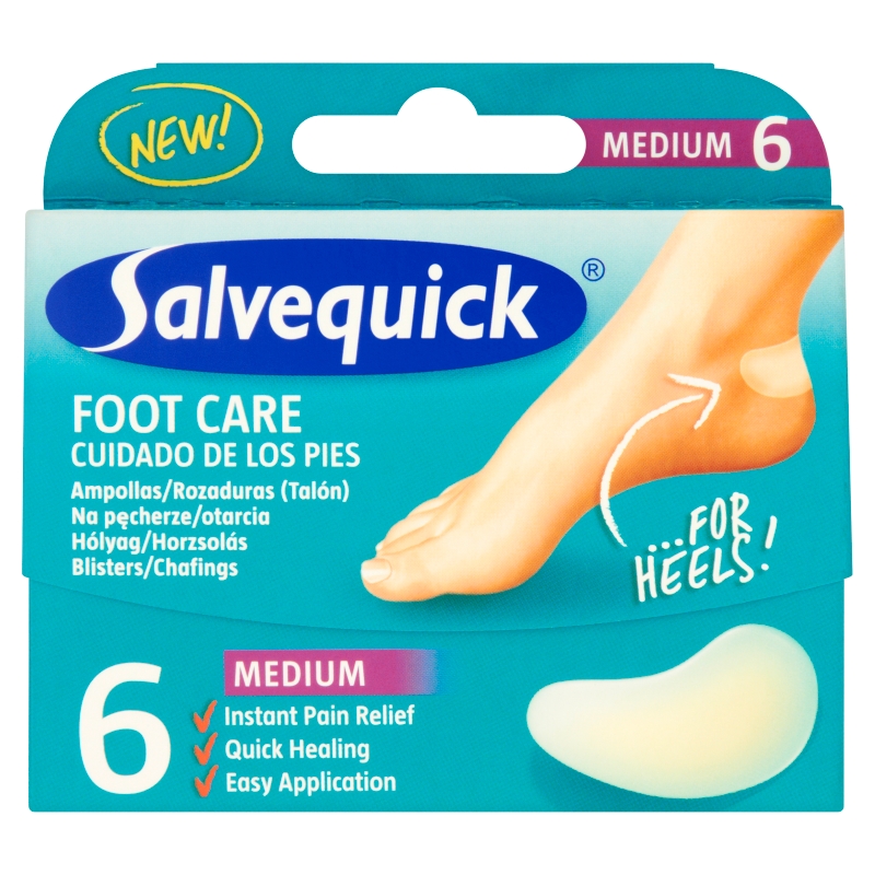 Plaster SALVEQUICK, na pięty, 6 szt.