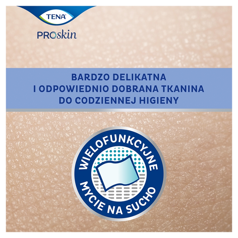 TENA Proskin, chusteczki oczyszczające suche, 135 szt.
