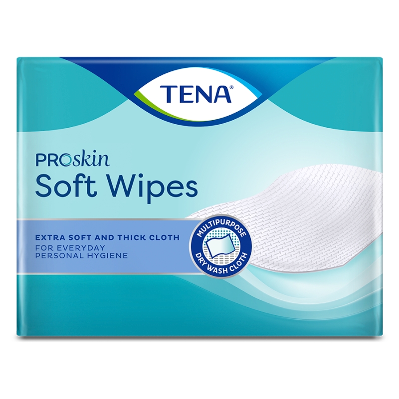 TENA Proskin, chusteczki oczyszczające suche, 135 szt.