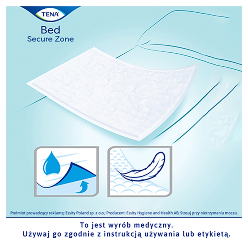 TENA Bed Plus, podkłady chłonne, 60 x 60cm, 30 szt.