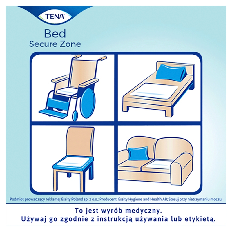 TENA Bed Plus, podkłady chłonne, 60 x 60cm, 30 szt.