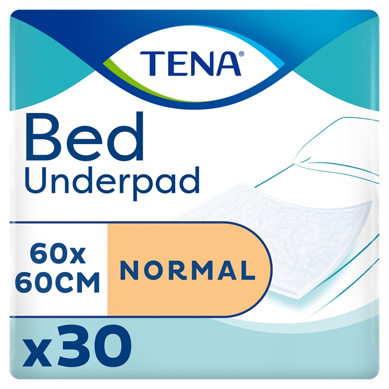 TENA Bed Normal , podkłady chłonne, 60 x 60 cm, 30 szt.
