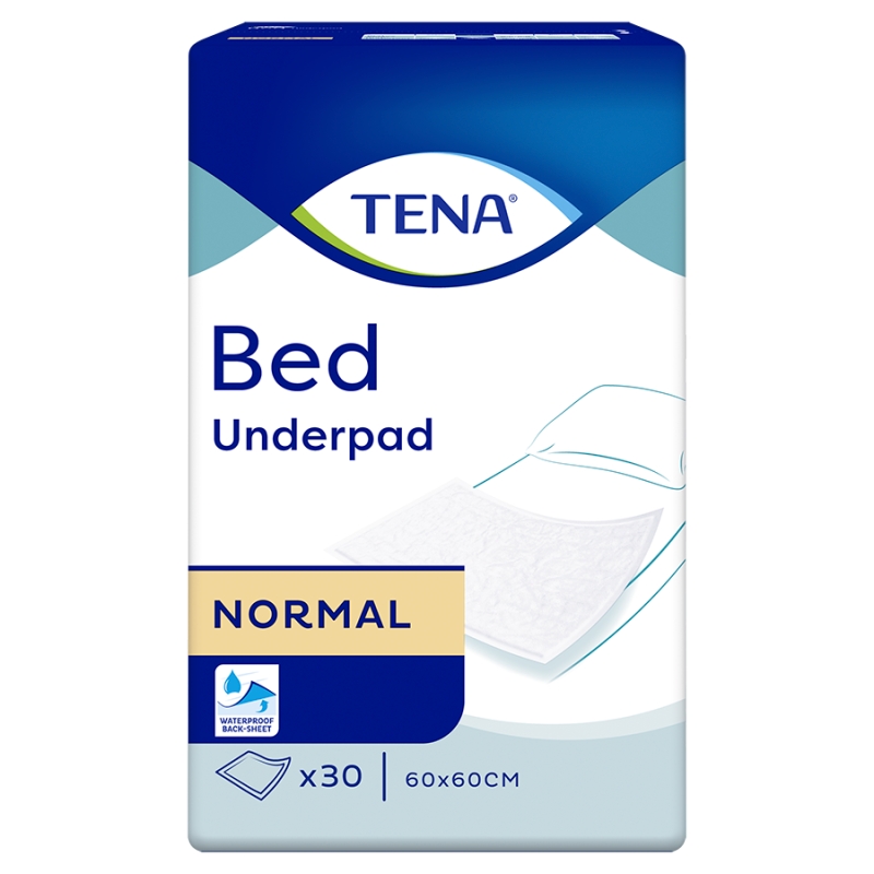 TENA Bed Normal , podkłady chłonne, 60 x 60 cm, 30 szt.