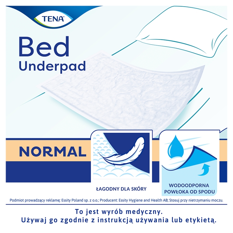 Tena Bed Normal, podkłady chłonne, 60 x 90 cm, 30szt.