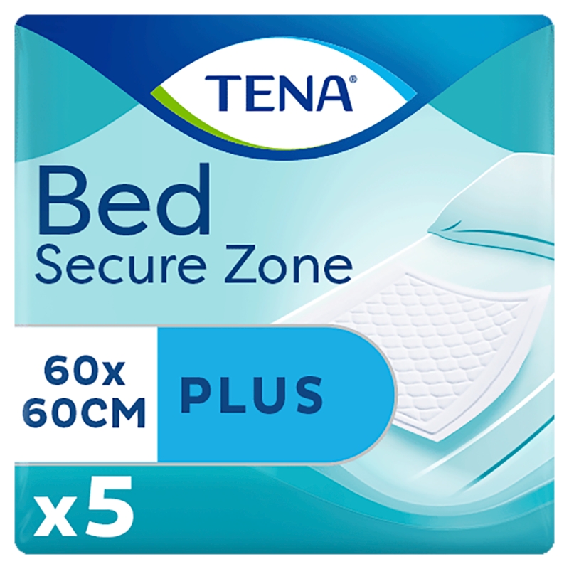 Tena Bed Plus , podkłady chłonne 60 x 60 cm, 5 szt.