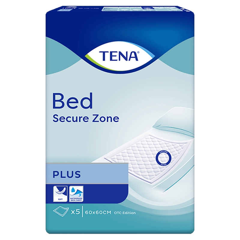 Tena Bed Plus , podkłady chłonne 60 x 60 cm, 5 szt.