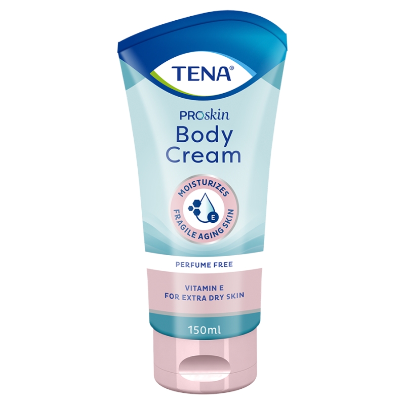 Tena Skin Cream, krem nawilżający z witaminą E, 150 ml