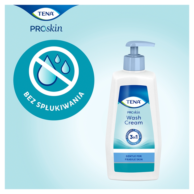 TENA WASH CREAM , krem myjący, 1 l