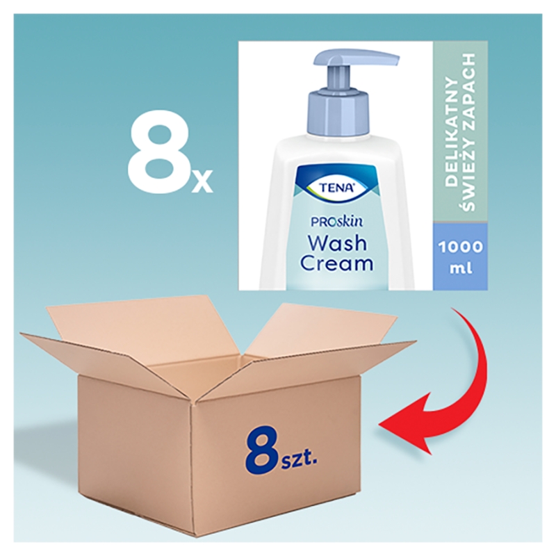 TENA WASH CREAM , krem myjący, 1 l